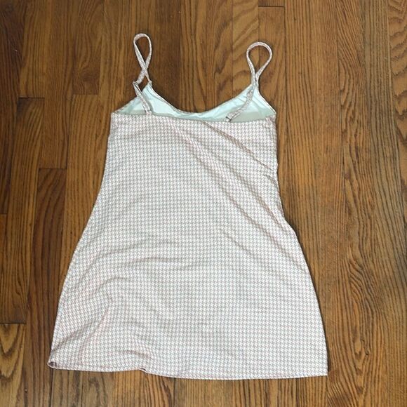 Andie The Amalfi Swim Dress Koi Pink Houndstooth size S NWOT - Picture 5 of 9